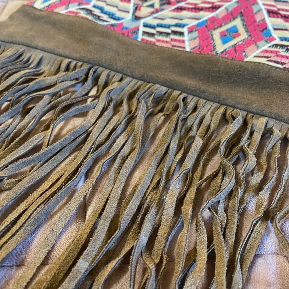 American Eagle Outfitters Boho Fringe Clutch Bag - Picture 5 of 9